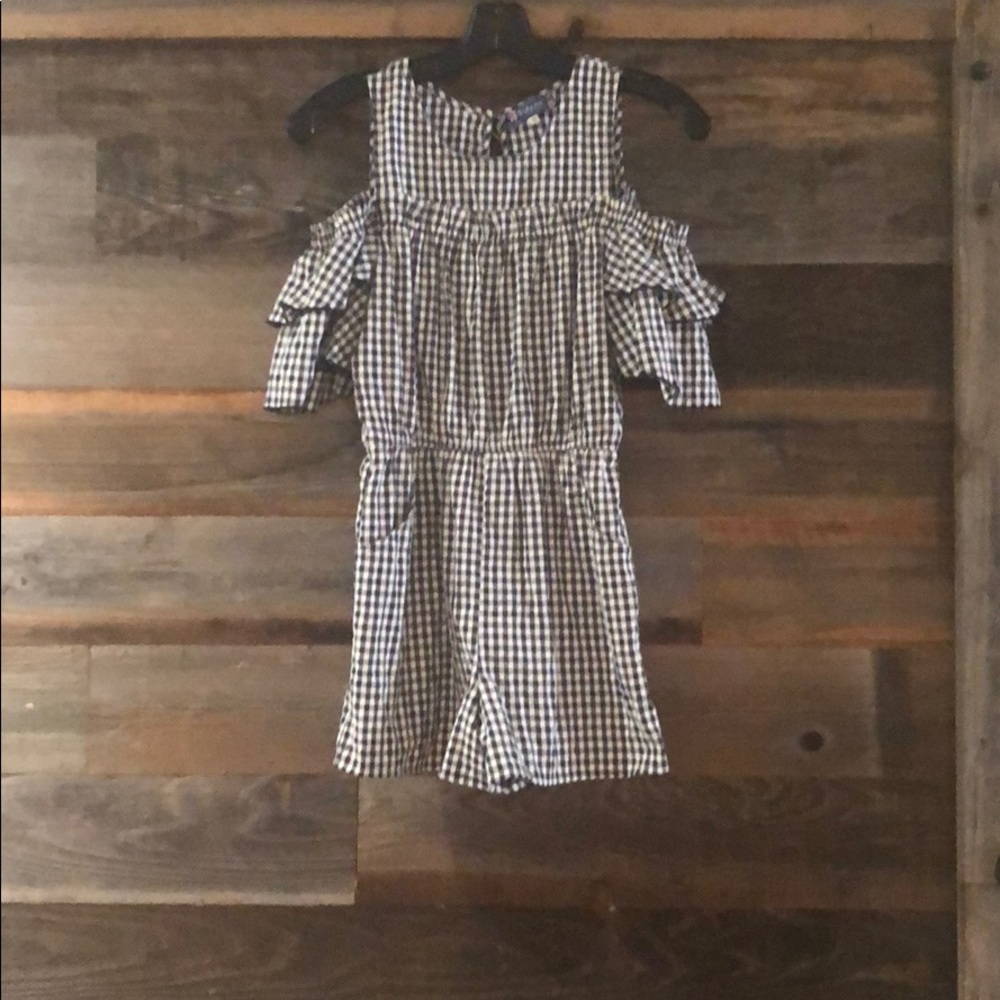 Cold shoulder romper